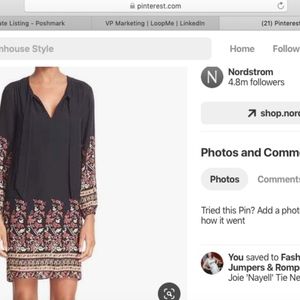 Pretty spring dress from Joie